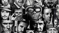 Actors faces illustrations artwork