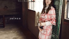 Actress asians bangs models photo shoot redheads Korean Yoon 