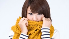 Actress asians brunettes bangs models Korean supermodels Hwang 