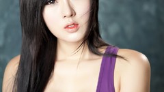Actress asians brunettes models Korean supermodels Hwang Mi Hee