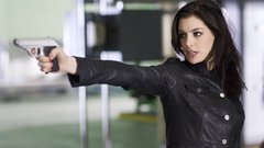 Actress girls with guns