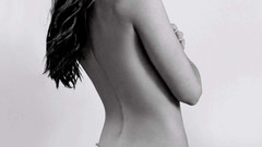 Actress Kate Beckinsale monochrome