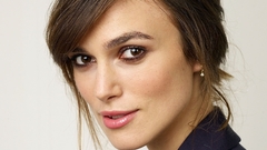 Actress Keira Knightley faces