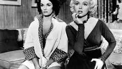 Actress Marilyn Monroe grayscale