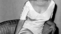 Actress Marilyn Monroe grayscale