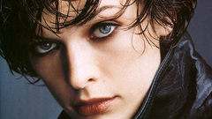 Actress Milla Jovovich faces