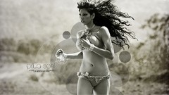 Actress models photo shoot cleavage