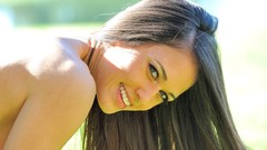 Actress smiling brunettes models nude Tiffany Thompson