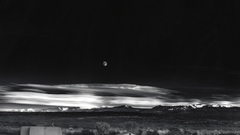 Adams moonrise over Hernandez