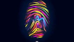 Adidas multicolor fingerprints