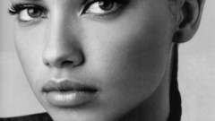 Adriana lima grayscale faces