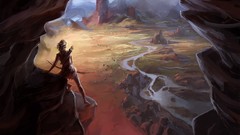 Adventure rivers archery fantasy art