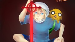 Adventure time jake the dog finn the human