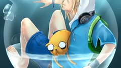 Adventure time jake the dog finn the human