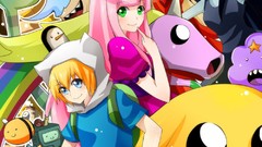 Adventure time jake the dog finn the human Ice King Marceline 