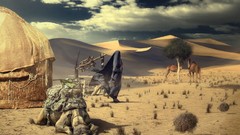 Advertisement Arabic artwork Viral