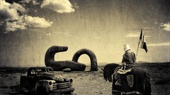 Advertisement artwork Viral old west