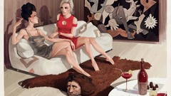 Advertisement Bears pinups old west