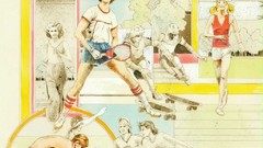 Advertisement creativity artwork pinups old people