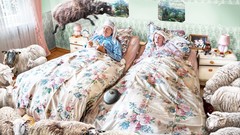 Advertisement illustrations artwork pinups