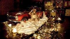 Advertisement illustrations artwork pinups