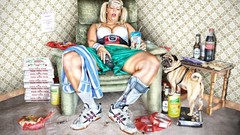 Advertisement illustrations artwork pinups