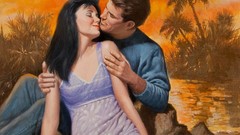 Advertisement Islands creativity artwork pinups old people