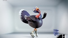 Advertisement Turkey funny ski baker commercial microvawe