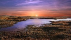 Africa sunset Landscapes nature