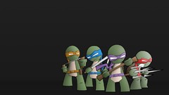 Age girl ninja young mutant turtles