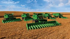Agriculture combine John Deere