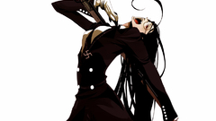 Ahoge white gloves kneeling