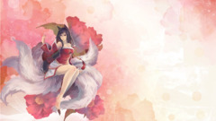 ahri League of Legends anime girls big boobs video games Anime