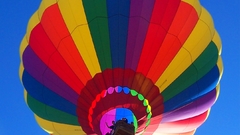 Air ballon rainbow colors