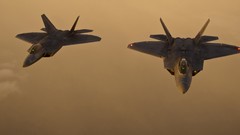 Air force airplanes F-22 Raptor