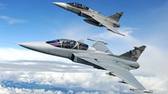 Aircraft air force sweden Gripen Jas 39 Gripen