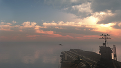 Aircraft aircraft carriers. skyscapes