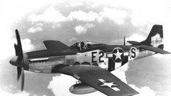 Aircraft airplane War World War II North American P-51 Mustang