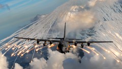 Aircraft Army military flares AC-130