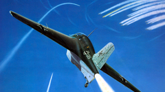 Aircraft artistic Messerschmitt Me