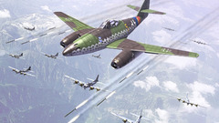 Aircraft artistic Messerschmitt World