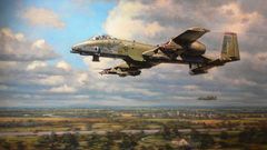 Aircraft artwork A-10 Thunderbolt