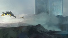 Aircraft artwork futuristic