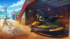 Aircraft artwork futuristic