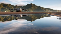 Aircraft aviation reflections c-17 globemaster United States 