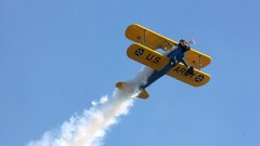 Aircraft biplane Boeing Stearman vehicle