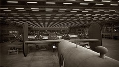 Aircraft black and white past old USA Amin Peyrovi