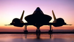 Aircraft blackbird SR-71 Blackbird