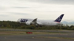 Aircraft Boeing lot Boeing 787 Dreamliner LOT Polish Airlines