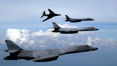 Aircraft bomber B1 Lancer